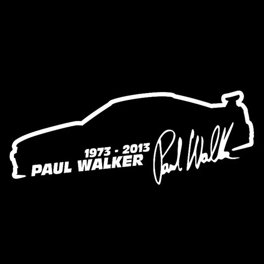 Decalcomania tributo a Paul Walker