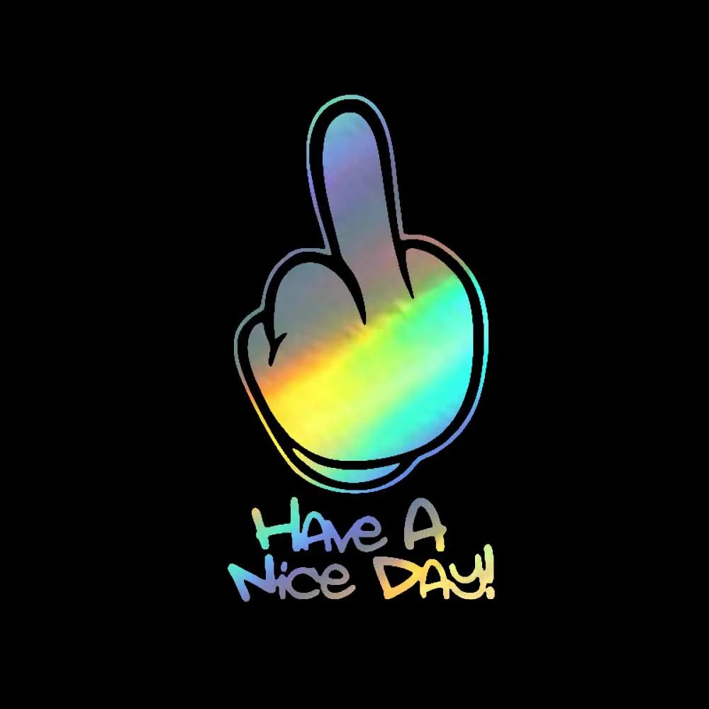 Adesivo Buona Giornata per Auto