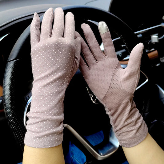 Guantes de conducción de mujeres