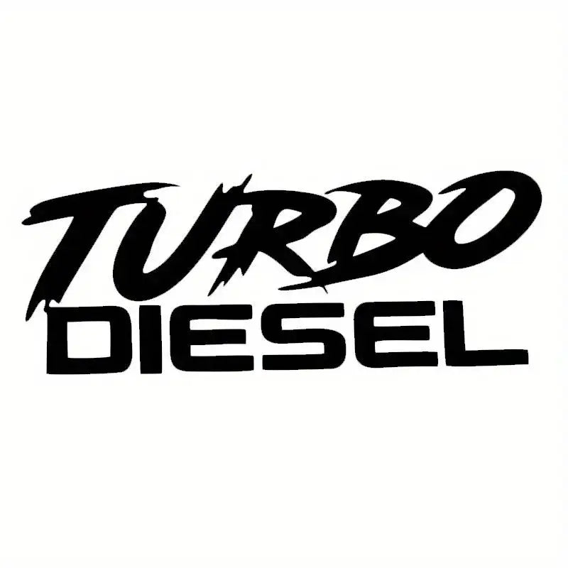 Turbo Diesel Sticker for Car