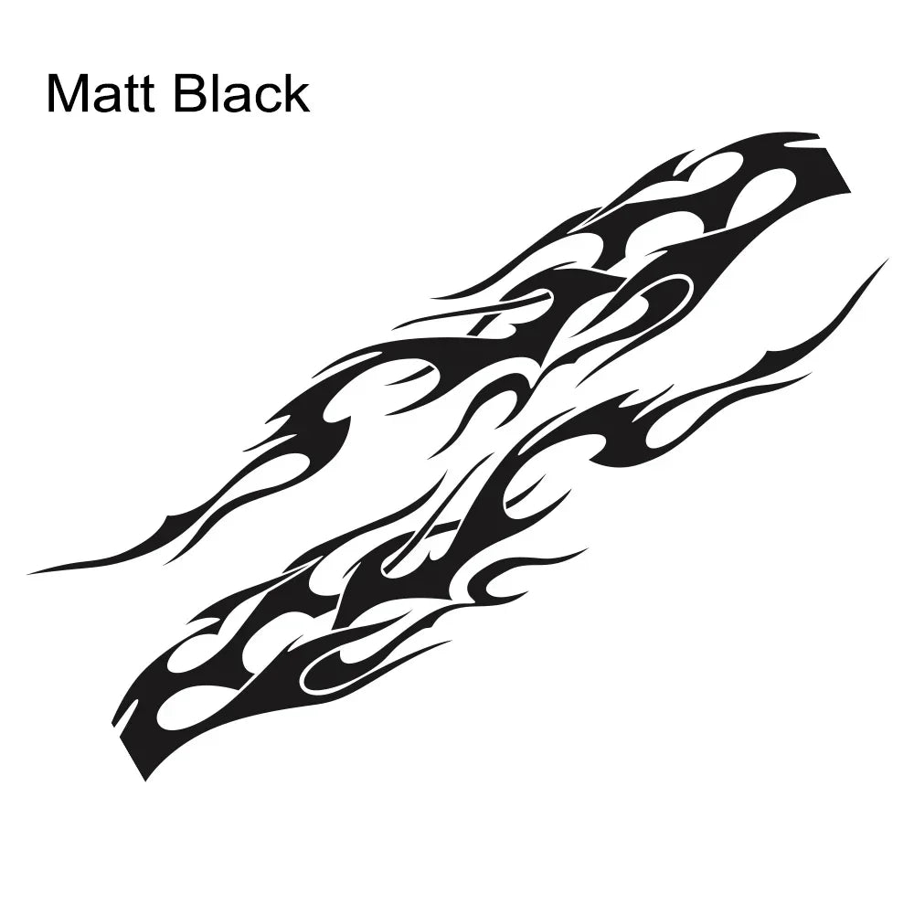 2Pcs Vinyl Flame Graphics
