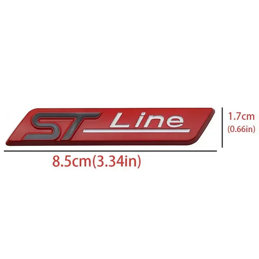 3D Metal ST Rear Trunk Badge