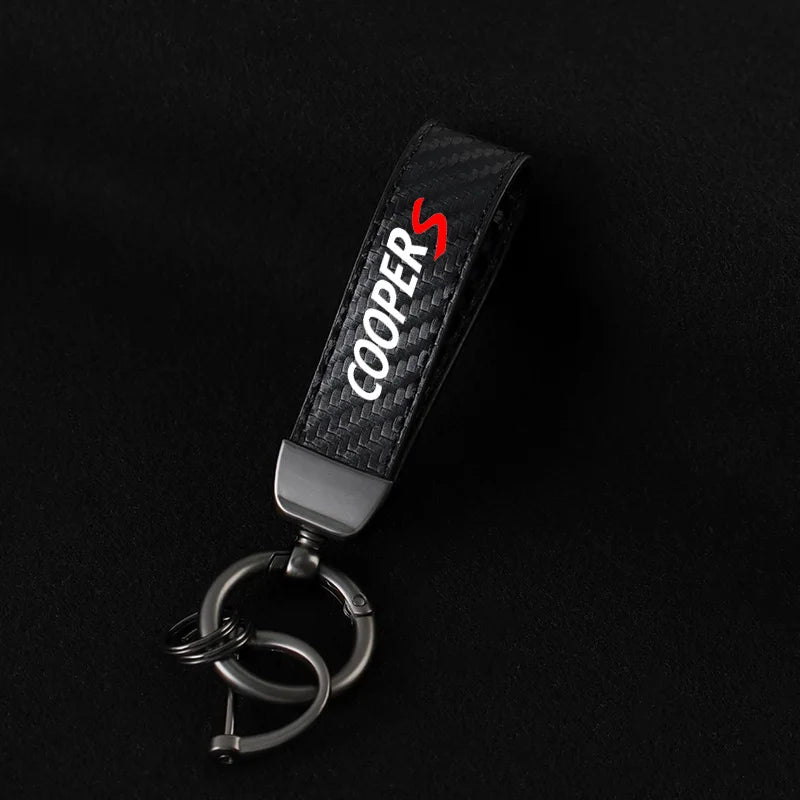 Cooper S Carbon Fiber Keychain