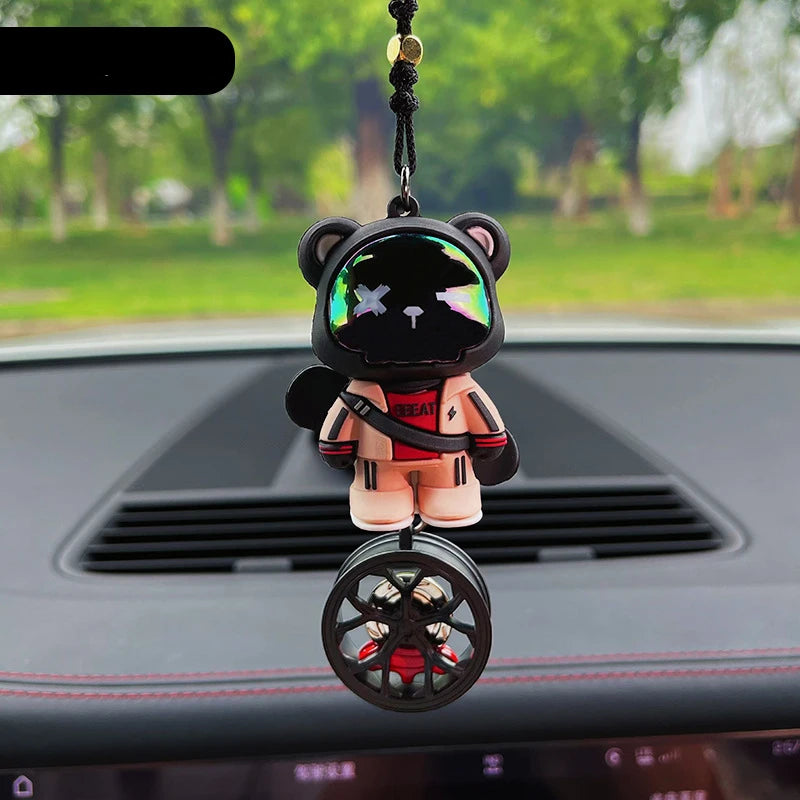 Stylish Bear Car Charm