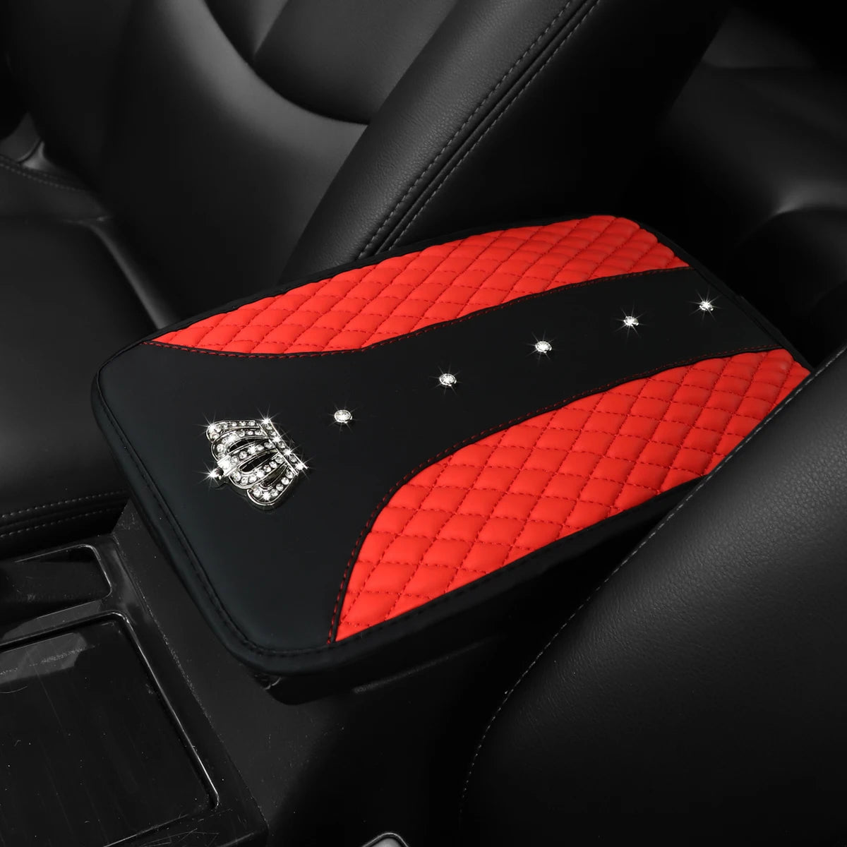 Luxury Diamond Car Armrest Pad