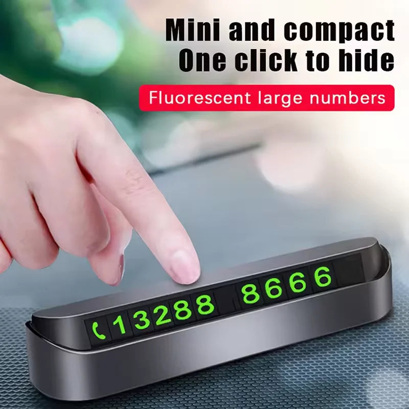 Car Temporary Parking Number Plate
