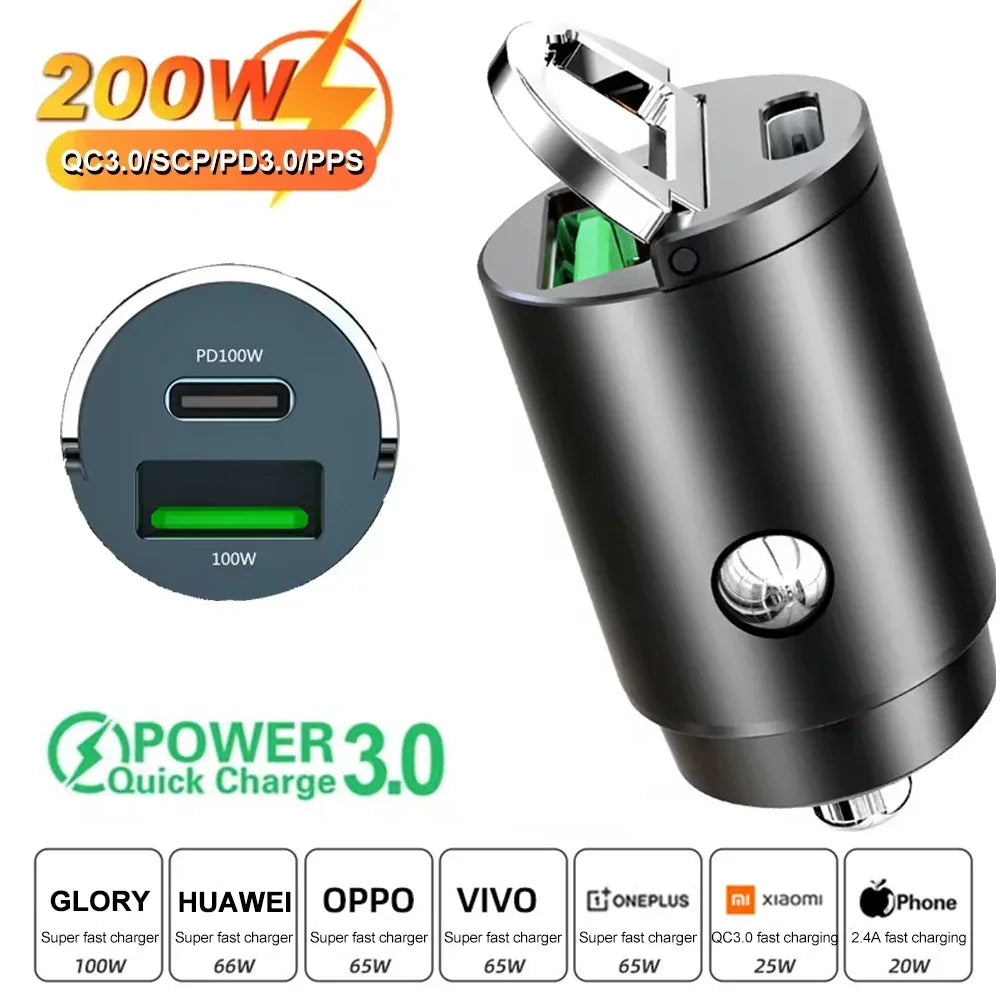 Dual Port Fast Car Charger