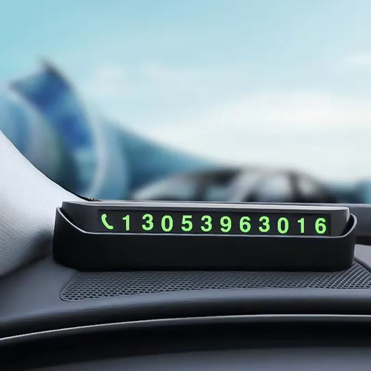 Car Temporary Parking Number Plate