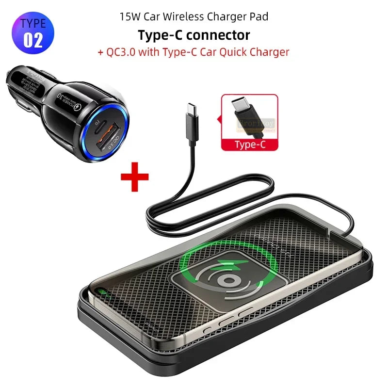 Fast Car Wireless Charger Pad