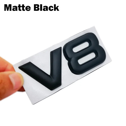 V8 Emblem Badge