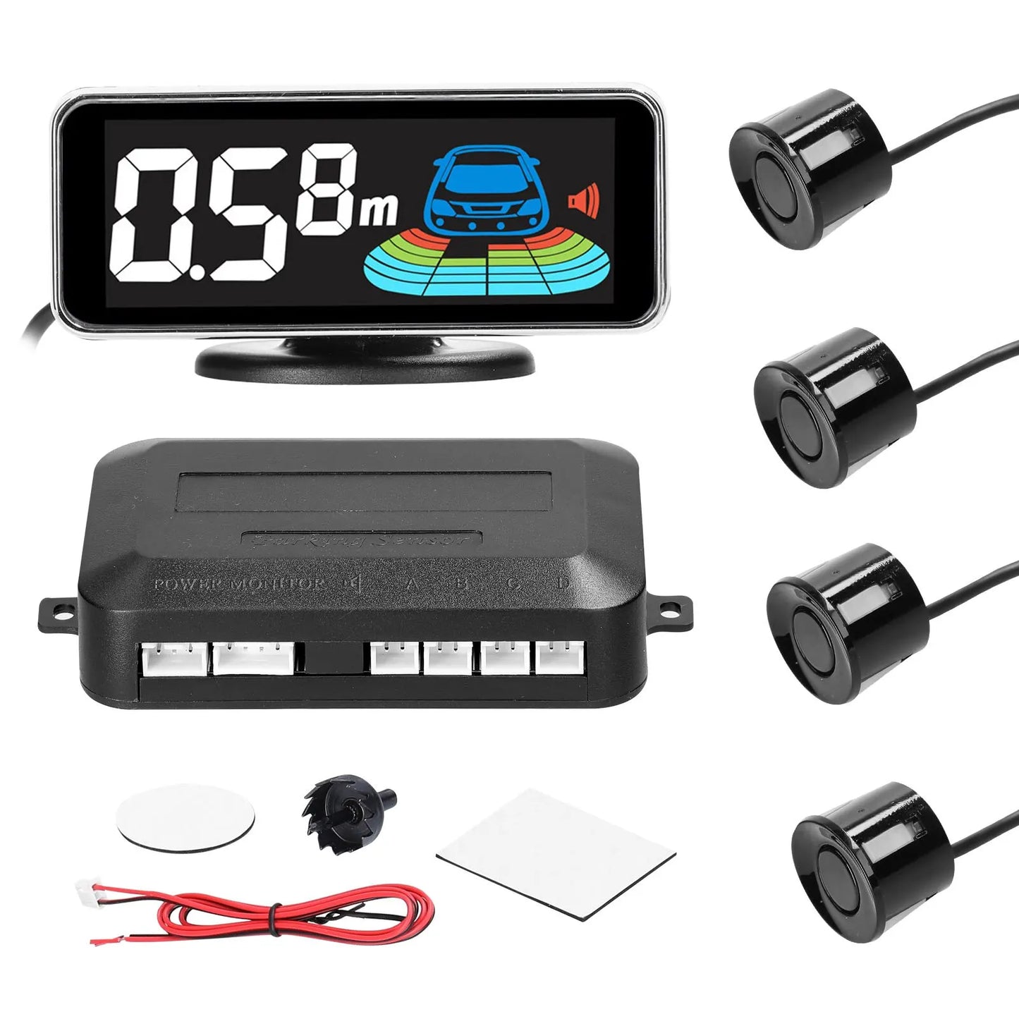 Car Parking Sensor with Digital LED Display