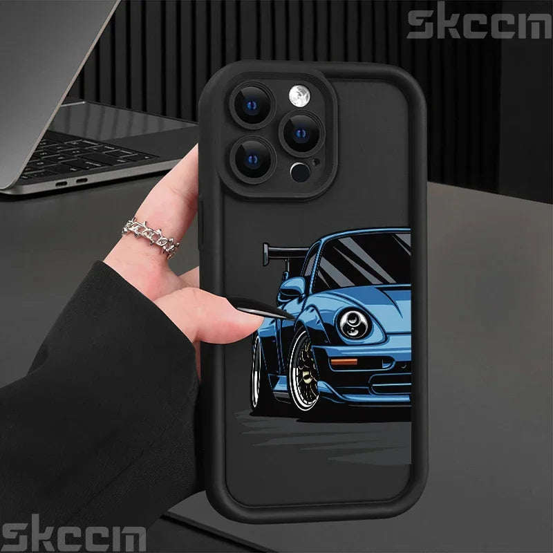 Automobilbegeisterte iPhone Hülle