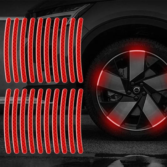 Auto adesivi a ruota riflettente