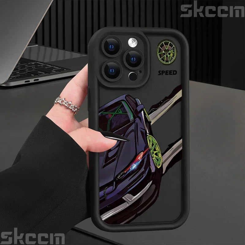 Automobilbegeisterte iPhone Hülle