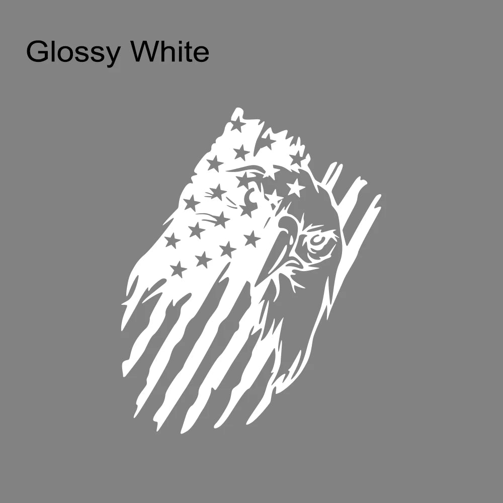 USA Flag Eagle Sticker for Car