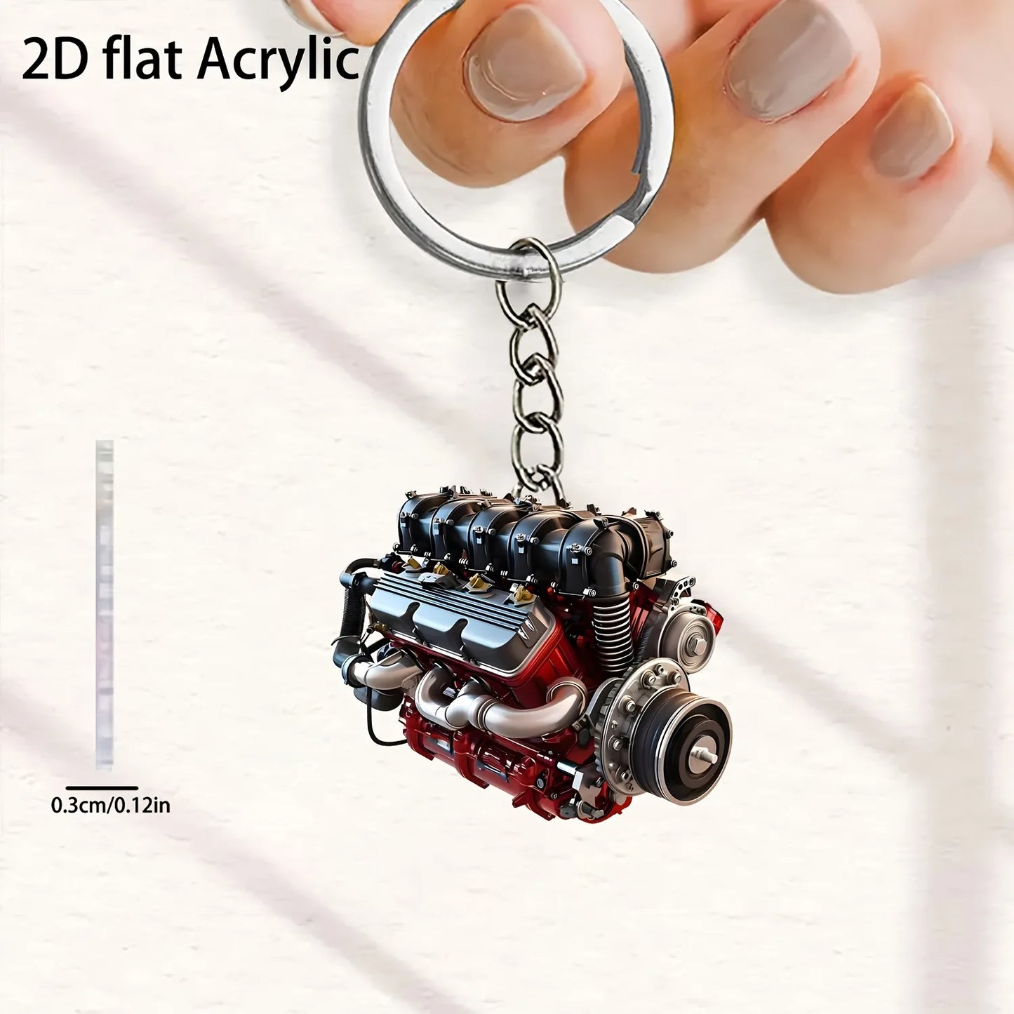 Chaveiro do motor V8