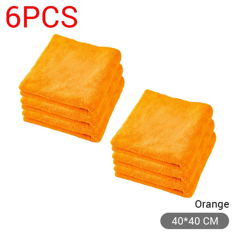 Dual-Sided Thick Microfiber Cleaning Towel