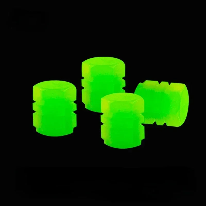 Glowing Tire Valve Caps