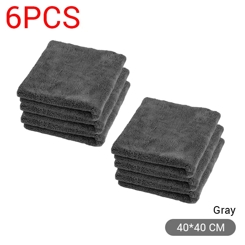Dual-Sided Thick Microfiber Cleaning Towel