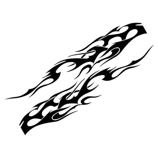 2Pcs Vinyl Flame Graphics