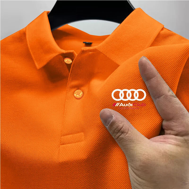 Polo esportivo com gola redonda