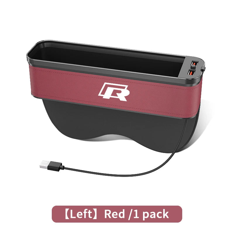 USB Charging Multifunction Seat Storage Box