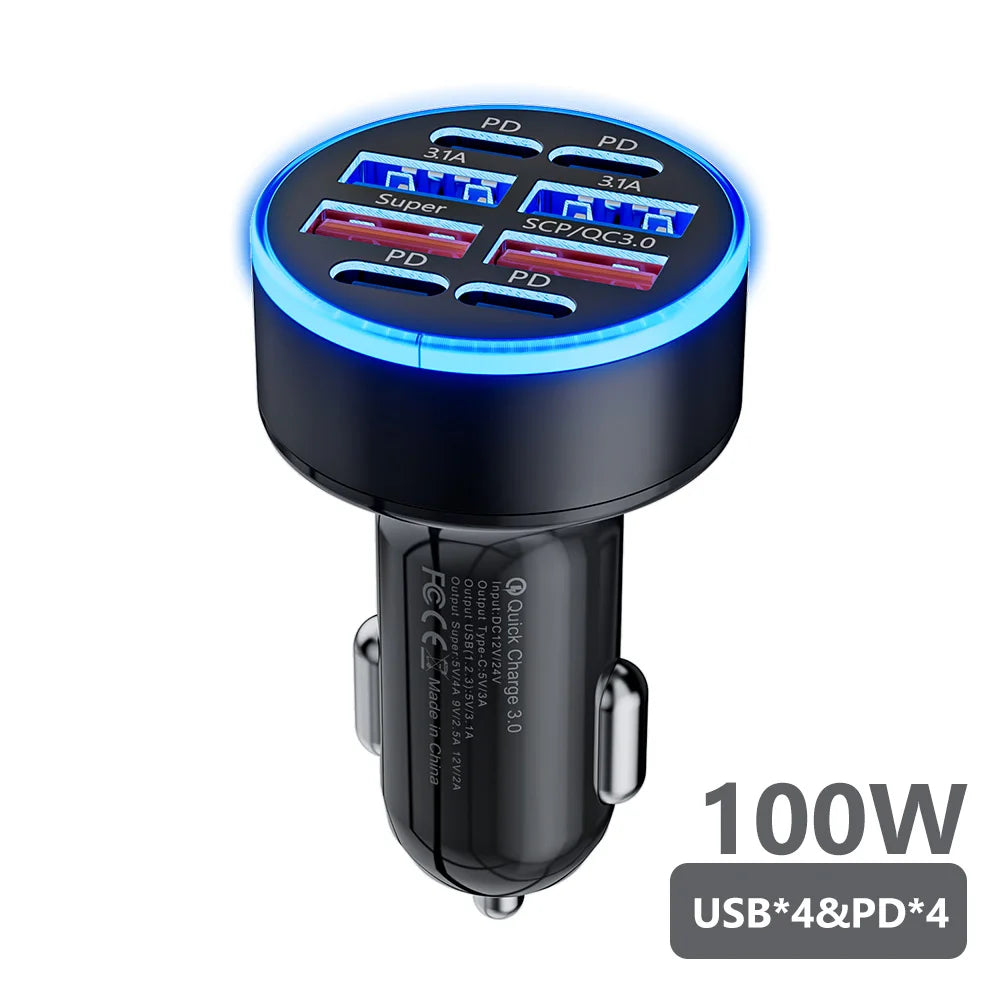 6-Port-Fast-Auto-Ladegerät