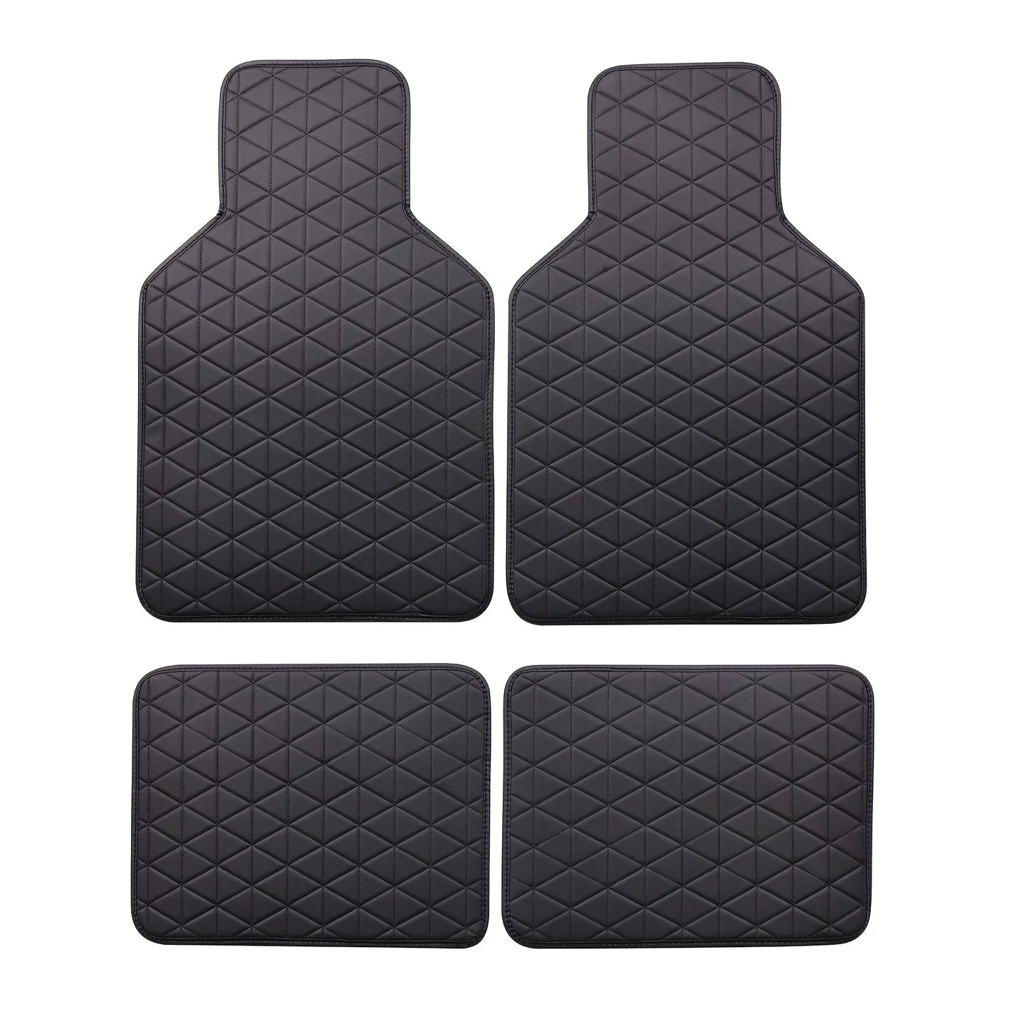 Luxury PU Leather Car Floor Mats