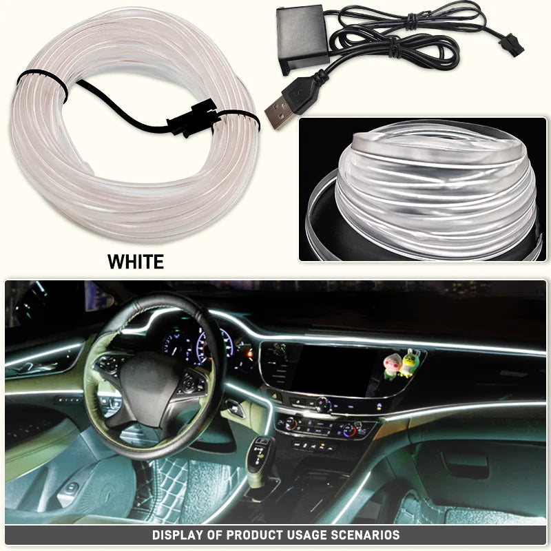 Flexible Car Interior Neon Light