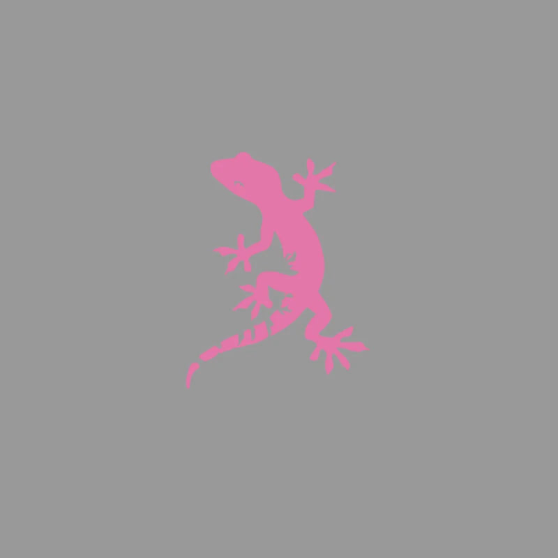 Gecko Strolling Car Sticker