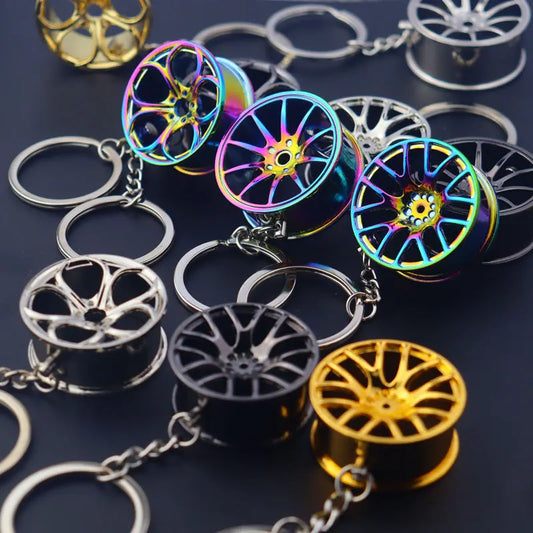 Car Wheel Key Chain