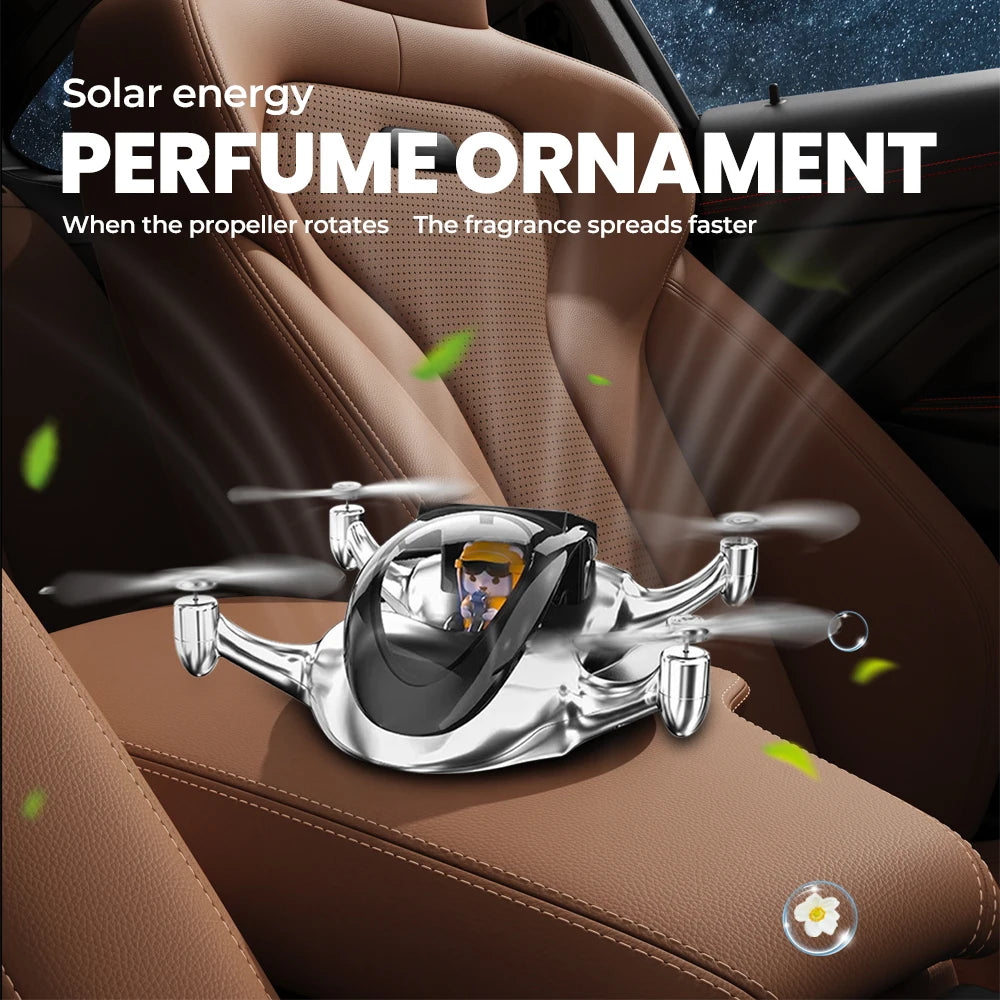 Solar Drone Car Air Freshener