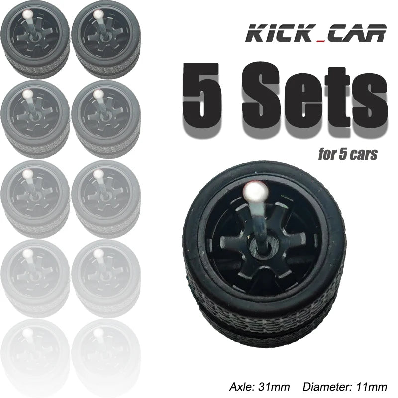1:64 Wheels & Tires Set