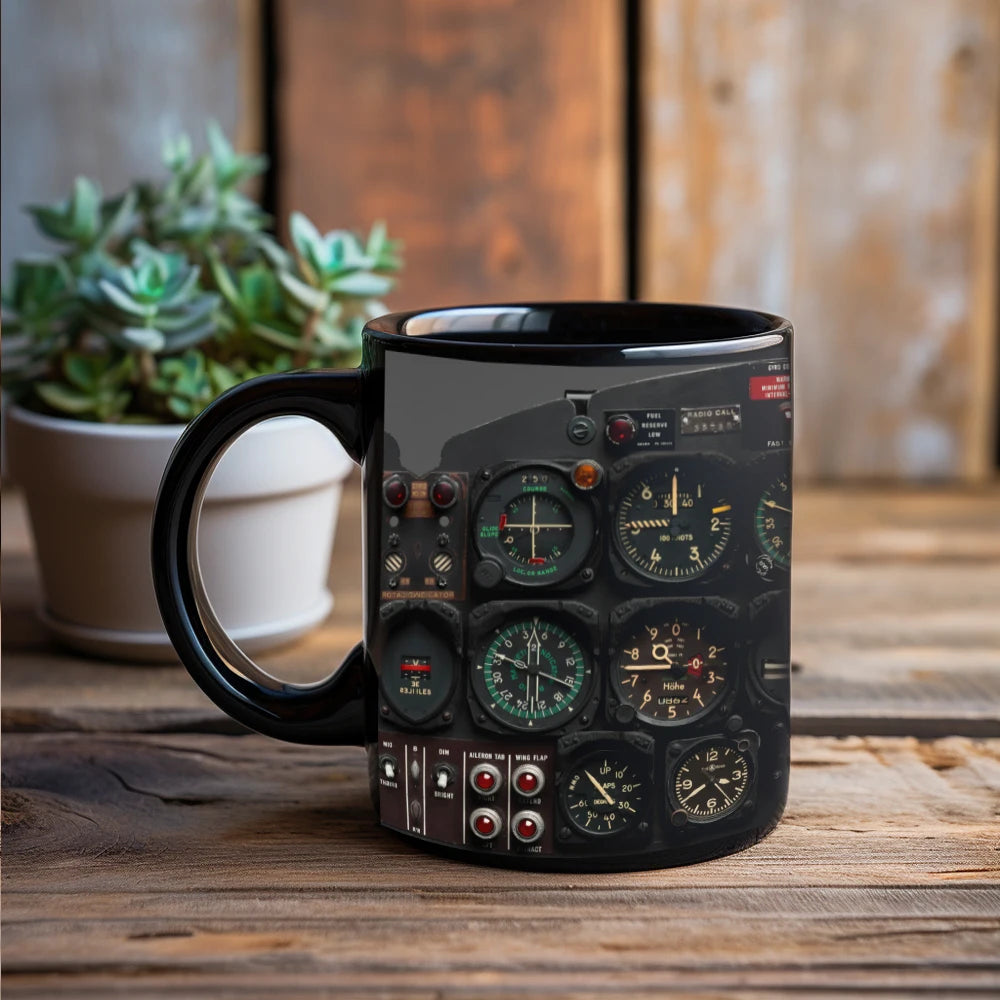 Cockpit Instrument Design Mug