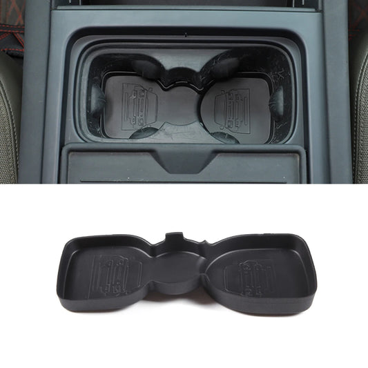 Posavasos de agua con portavasos de control central