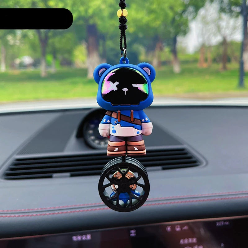 Stylish Bear Car Charm