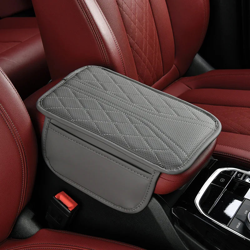 Coussin accoudoir de voiture avec poche de rangement