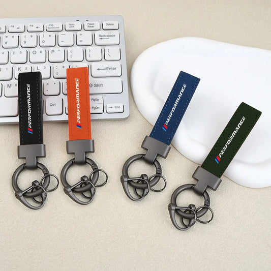 Performance Leather Key Ring