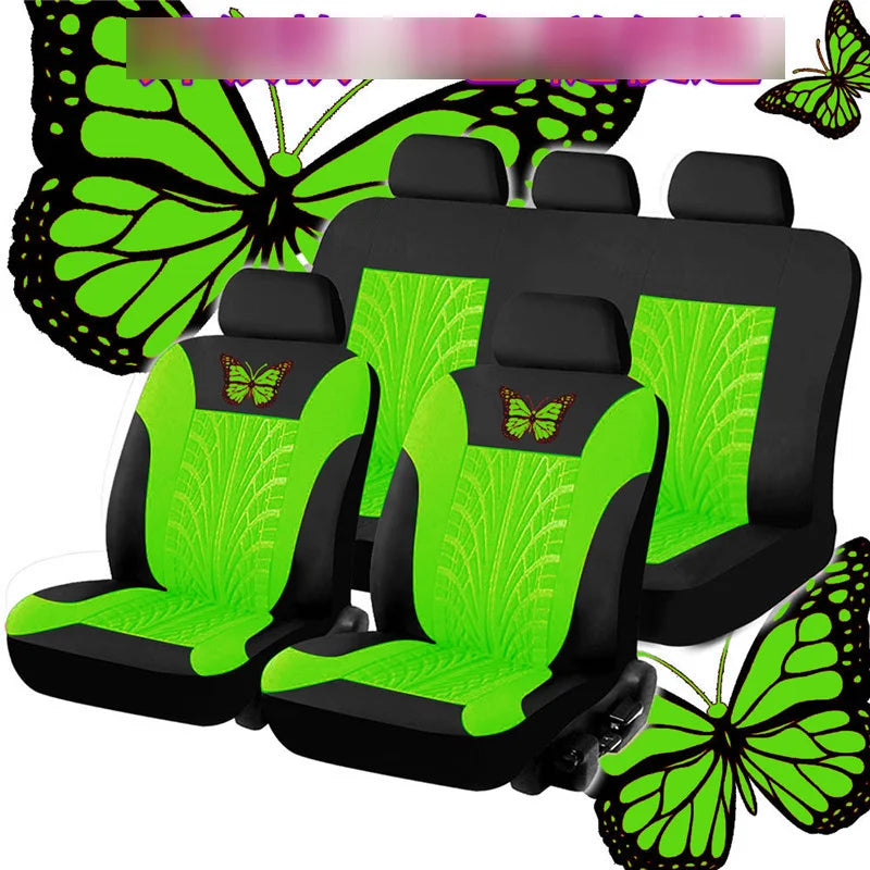Butterfly Car Seat Cover Full Set