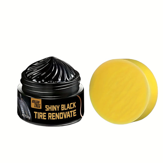Shiny Black Tire Renovate Cream