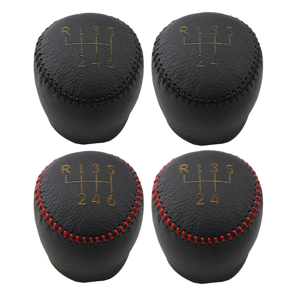 Leather Gear Shift Knob & Handbrake Cover Set