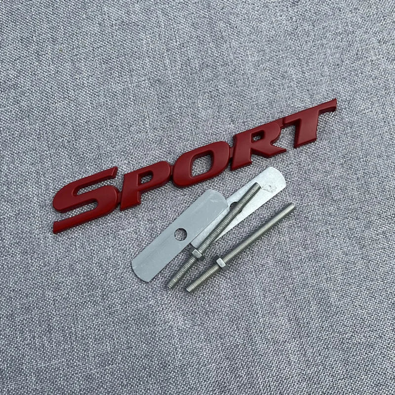 Sport 3D Metal Emblem Badge