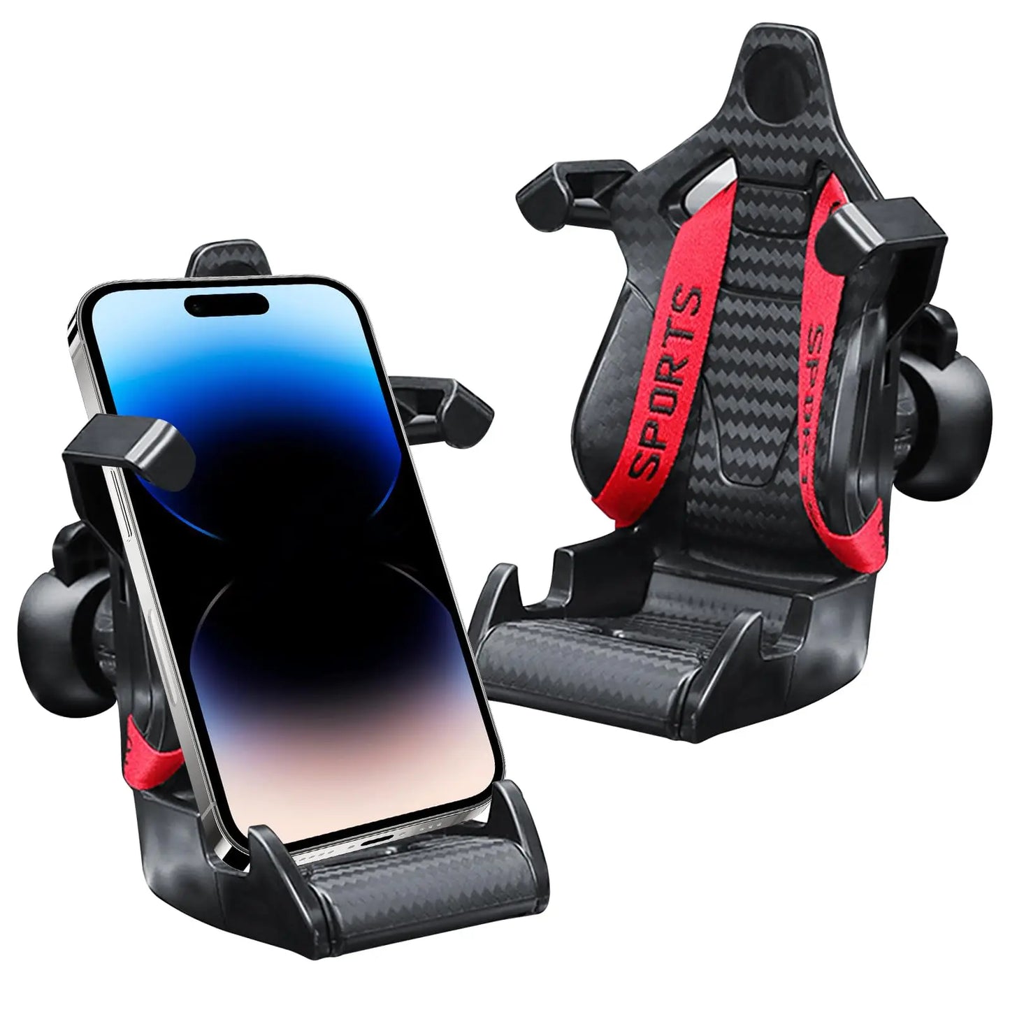 Racing Seat Design Car Phone Holder