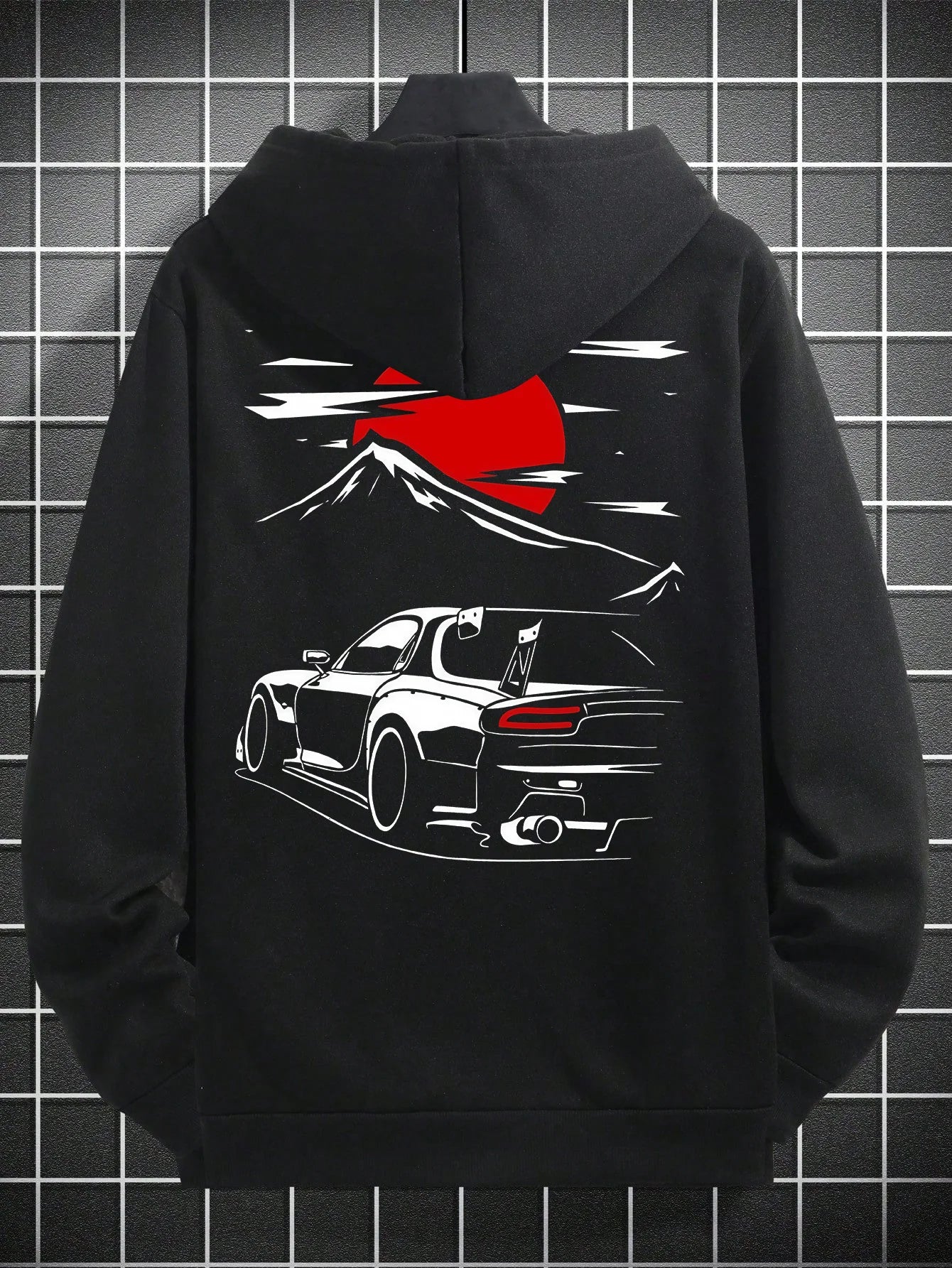 Felpa con cappuccio JDM da uomo