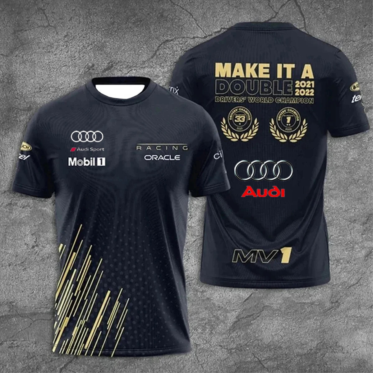 A. Cars Printed Racing Men’s T-Shirt
