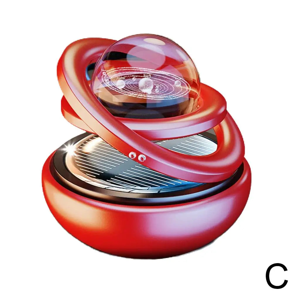 Solar Powered Rotating Car Air Freshener
