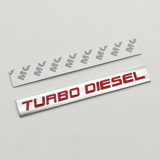Turbo Diesel Logo Emblem