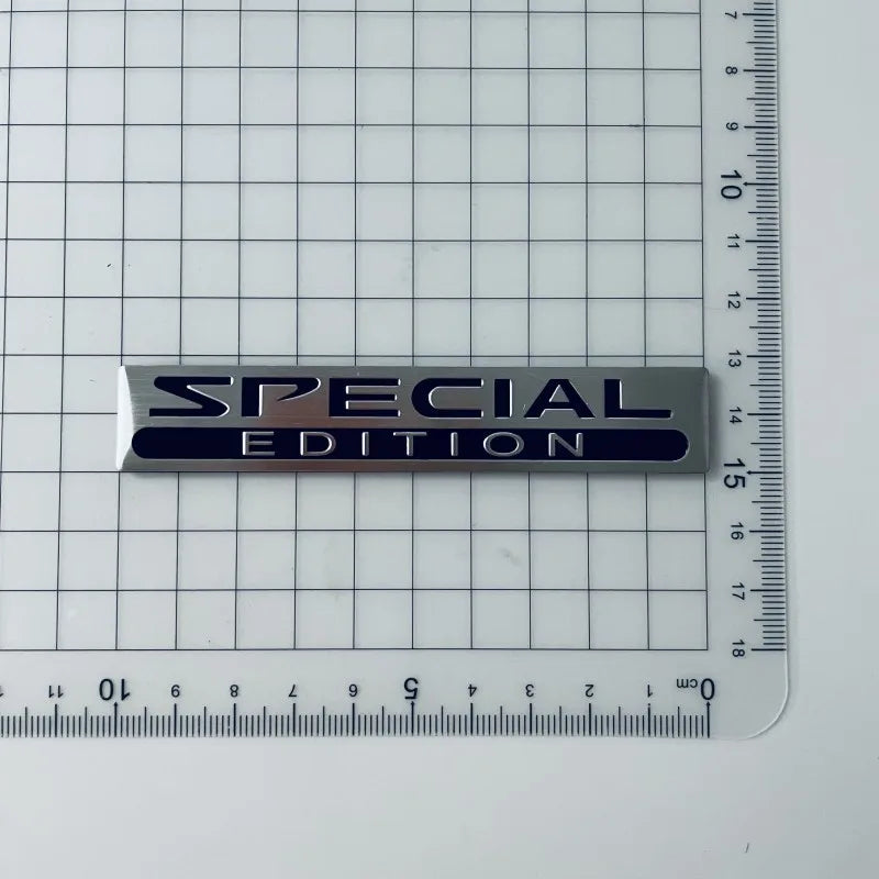 Special Edition Sticker Aluminium
