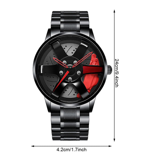 Car Wheel Watch for Men