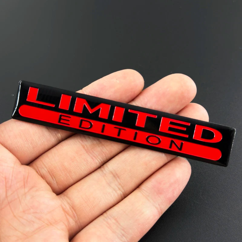 Limited Edition 3D Metal Emblem Badge